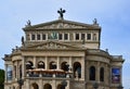 Historical Opera House in Downtown Frankfurt at the River Main, Hessen