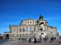 Historical Opera the Old Town of Dresden, the Capital City of Saxony