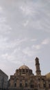 Historical Palace on Cairo Egypt Beside Al Azhar Mosque. Beautiful Building with the great Dome and tower. Taken from another side Royalty Free Stock Photo