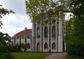 Historical Palace on Peacock Island in Spring, Wannsee, Zehlendorf, Berlin Royalty Free Stock Photo