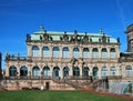 Historical Palace Zwinger in the Old Town of Dresden, the Capital City of Saxony Royalty Free Stock Photo