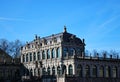 Historical Palace Zwinger in the Old Town of Dresden, the Capital City of Saxony Royalty Free Stock Photo