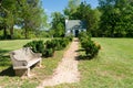 Historical park and ancient buildings. Historic Occoquan, Prince William County, Virginia, USA