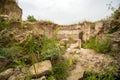 Historical Pasha Ottoman Bath ruines, 15 th century in the old town