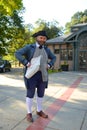 Historical Patriot Reenactor, Boston, USA