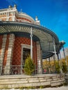 Historical pavilion Des Petits Jeux in the city center of Spa, Belgium, part of the Gallery Leopold II and the parc de Sept heures