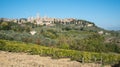 Historical city of San Gimignano in Sienna province in Tuscany a Royalty Free Stock Photo