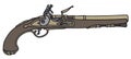 Historical pistol Royalty Free Stock Photo