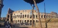 Historical place in italy, collesium, rome Royalty Free Stock Photo