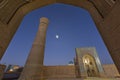 Poi Kalon Mosque and Minaret in Bukhara, Uzbekistan. Royalty Free Stock Photo