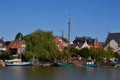 Historical Port in the Old Town of Leer, East Frisia, Lower Saxony