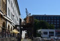 Historical Port in Summer in the Neighborhood of Tempelhof, Berlin