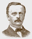 Historical portrait of Hermann Ludwig Ferdinand Helmholtz