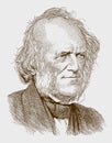 Historical portrait of Sir Charles Lyell the scottish geologist