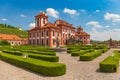 Historical public building of Troja castle, Prague, Czech Republic