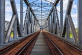 Historical railway bridge in Tczew, Poland