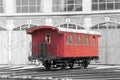 Historical railway passanger car Royalty Free Stock Photo