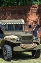 Historical re-enactment show - Grenadier 2017 Royalty Free Stock Photo