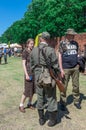 Historical re-enactment show - Grenadier 2017 Royalty Free Stock Photo