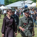 Historical re-enactment show - Grenadier 2017 Royalty Free Stock Photo