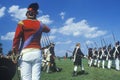 Historical Reenactment, Daniel Boone Homestead, Brigade of American Revolution, Continental Army Infantry