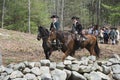 Historical Reenactment Events in Lexington, MA, USA Royalty Free Stock Photo