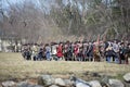 Historical Reenactment Events in Lexington, MA, USA Royalty Free Stock Photo