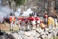 Historical Reenactment Events in Lexington, MA, USA Royalty Free Stock Photo