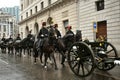 Historical reenactment for the Lord Mayor Show in London, England