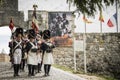 Historical reenactment of the Napoleonic Wars, in Burgos, Spain, on June 12, 2016.