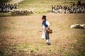 Historical reenactment of the Napoleonic Wars, in Burgos, Spain, on June 12, 2016.