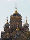 Historical and religious monument. Orthodox Church of the Assumption of the Blessed Virgin. St. Petersburg Royalty Free Stock Photo