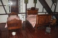 Historical reproduction of an old bedroom