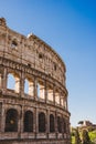 historical roman Colosseum ruins