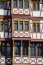 Historical Romer Square in the city of Frankfurt Main, Germany Royalty Free Stock Photo