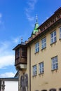 historical rooftop city facades in bavaria south germany