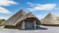 Historical roundhouses on Anglesey, Wales, UK