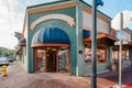 Historical Route 66, Williams, Arizona. Shops, restaurants, street view, city life