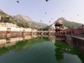 Historical Royal Pond `Sagar` in Musi Maharani Royalty Free Stock Photo