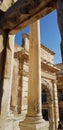 Historical ruins in Izmir Ephesus ancient city, all of them are our heritage, Celsus library is amazing from below