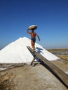 Historical salt pans in Aveiro, Portugal