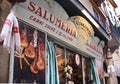 Historical Salumeria with Italian meat specialties