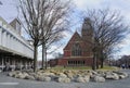 The historical Sanders Theatre of Harvard University Royalty Free Stock Photo