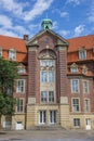 Historical school building in the center of Munster Royalty Free Stock Photo