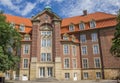 Historical school building in the center of Munster Royalty Free Stock Photo