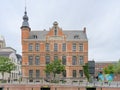 Historical school building, protected monument in Ghent Royalty Free Stock Photo