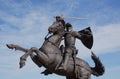 Historical sculpture ,, Warrior of Freedom Ã¢â¬Âin Kaunas, Lithuania