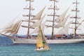 HISTORICAL SEAS TALL SHIPS REGATTA 2010 Royalty Free Stock Photo