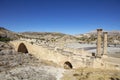 The historical Severan Bridge Adiyaman Royalty Free Stock Photo