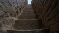 Ancient fort with steps made of rock Royalty Free Stock Photo